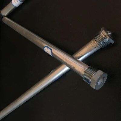 35mm Magnesium Alloy Heavy-Duty Hex Anode Rod M27 Thread 1200mm Marine Grade for Marine Condenser
