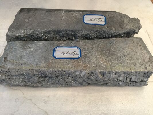 Aluminum Cobalt AlCo5 Master Alloy 5% Co Content Ingot for Grain Refinement