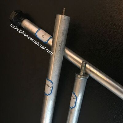 AZ63B Magnesium Sacrificial Anode Rod 44 Inch 3/4 NPT with PTFE Tape Anti-Seize Compound Water Heater Kit
