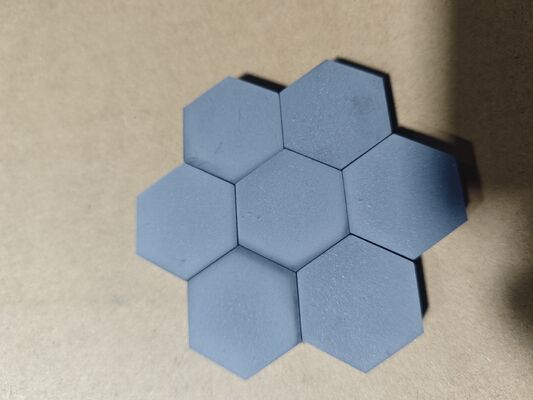 Boron Carbide Ballistic Tile - NIJ Level IV Ultra-Lightweight Hexagonal 100x100mm Ceramic Strike Face