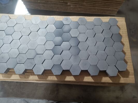 Hexagonal Interlocking Silicon Carbide Ballistic Tile with Precision Edge Mating for Enhanced Protection
