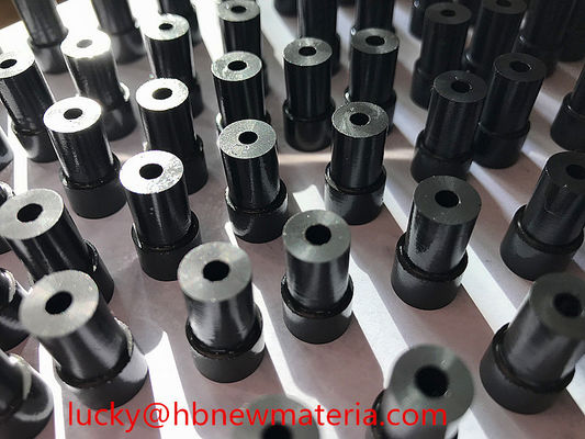 Custom Made Hot Press Boron Carbide Nozzle For Cleaning , 5-100mm Length