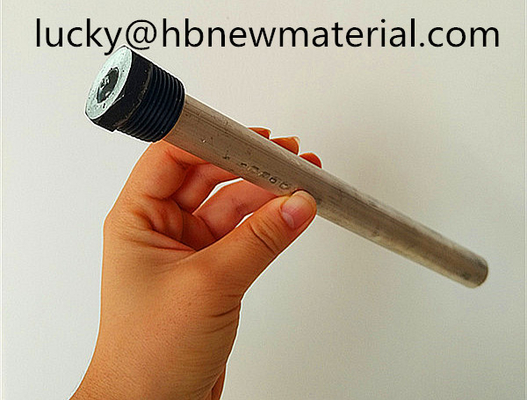 Magnesium Sacrificial Water Heater Anode Rod AZ31 Casting Metal Parts