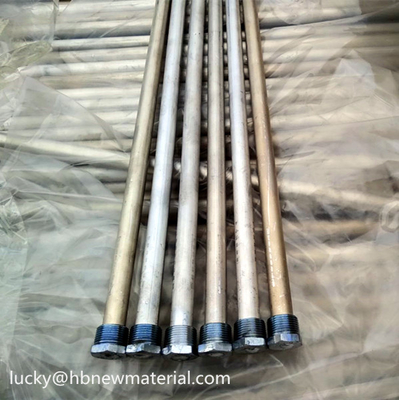 Cast AZ63 or Extruded AZ31 Magnesium Anode Rod For Water Heater Cathodic Protection