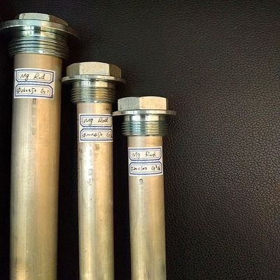 25mm Aluminum Alloy Heavy-Duty Anode Rod 1 NPT 1200mm Large-Scale Protection for Industrial Boiler