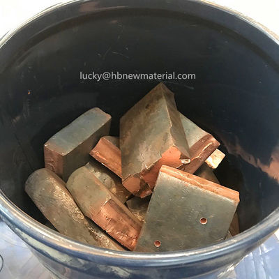 CuZr50 Copper Zirconium Master Alloy Ingot For Metal Additive