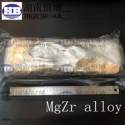 MgZr30 Magnesium Zirconium Master Alloy with 30% Zr High Efficiency for Aerospace Grade Quality and Corrosion Resistance Enhancement
