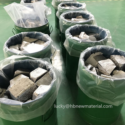 ISO Magnesium Zirconium Alloy MgZr30 Ingot Low Specific Gravity