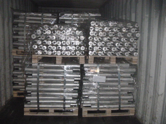 Aluminum sacrificial anode for jetty piles pier content Al-Zn-In alloy