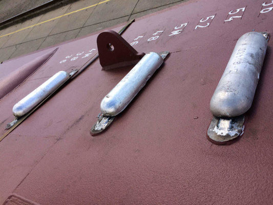 ASTM B418-95 99% Pure Zinc Anode Ingots Anti Corrosion Aluminum Zinc Magnesium Anode