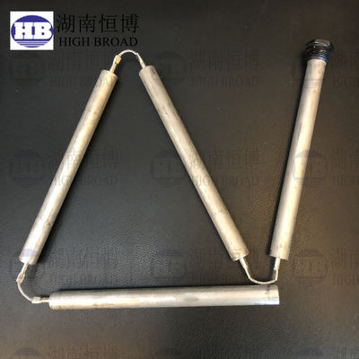 ASTM Standard Zinc Sacrificial Anode For Steel Underground Construction Anti Corrosion Cathodic