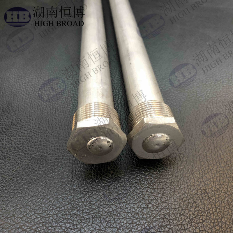 21mm Magnesium Alloy Solid Anode Rod 3/4 NPT 900mm Extended Life Protection for Commercial Water Heater