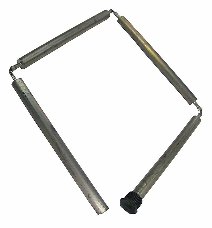 19mm Aluminum Alloy Compact Anode Rod 3/4 NPT 450mm Space-Efficient Design for Compact Condenser