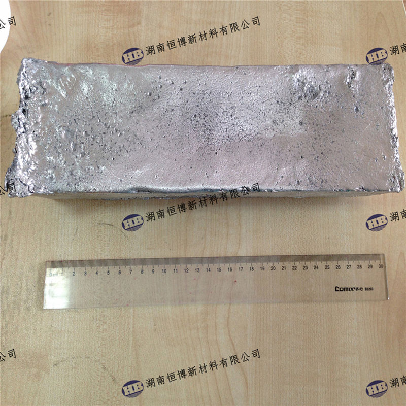 MgGd20 Magnesium Gadolinium Master Alloy Ingot with 20 Percent Gd for Ultra High Strength Mg Alloy Exceeding 400 MPa via Vacuum Induction Melting