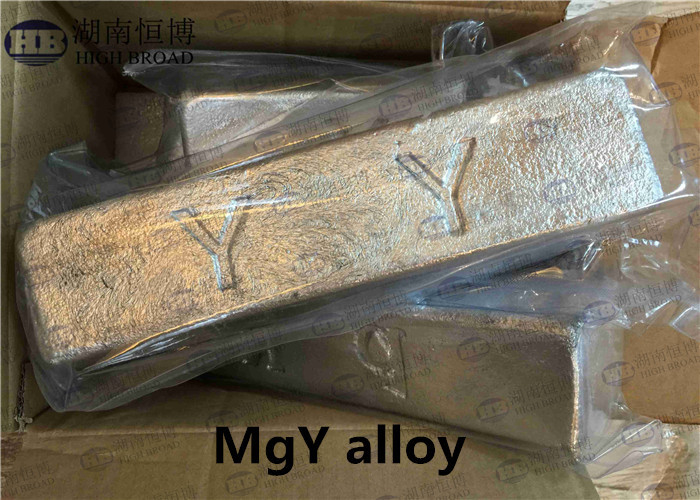 Magnesium  Master Alloy Ingot for Aviation , Marine Industry Magnesium Yttrium alloy ingot MgY30%