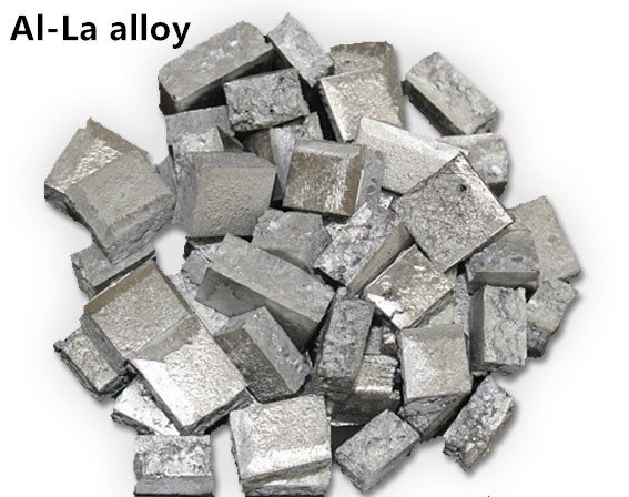 Aluminum Lanthanum alloy  LaAl alloy, Aluminum Rare Earth Alloy for hardners
