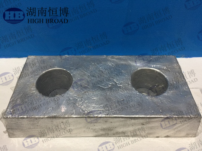Magnesium Anodes Alloy Is Typically H-1, Grade A (AZ-63)  In Fresh Water Environments