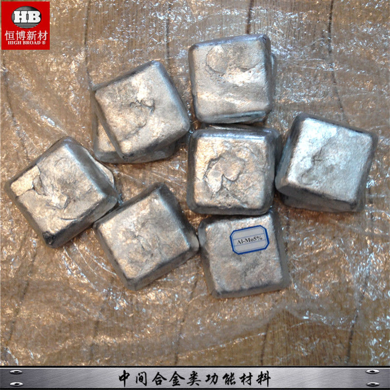 Aluminum Molybdenum Master Alloy AlMo Alloy with Mo 5%-80% for Improved Castability and Creep Resistance with ICP Testing Quality Assurance