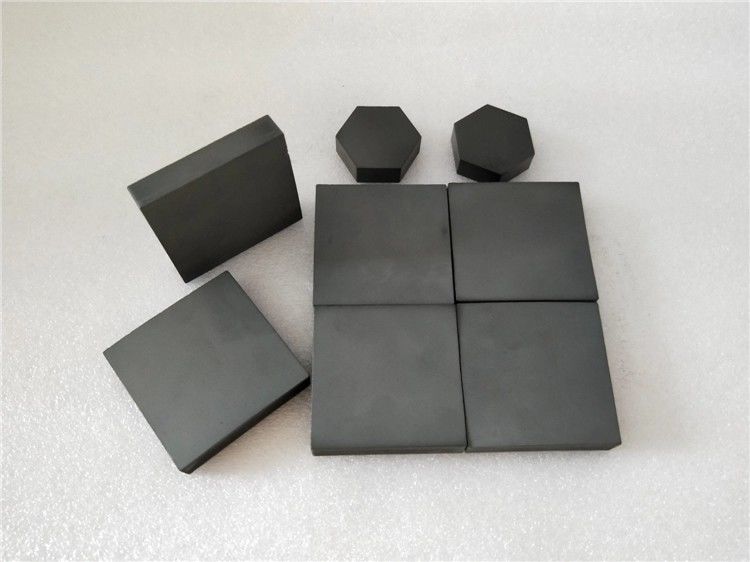 Pressureless Sintered Silicon Carbide Ceramic Tile 100x100x10mm Ballistic Armor Plate with ≥2600 HV Hardness