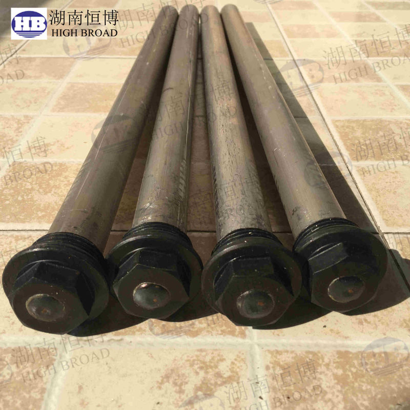 25mm Zinc Alloy 3-Segment Anode Rod 1 NPT 1000mm Storage Tank Protection for Hot Water Storage Tank