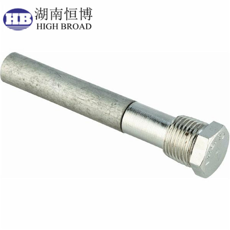 Magnesium Hot Water Heater Anode Rod , Sacrificial Anode Rod Bars for RV waterh heaters