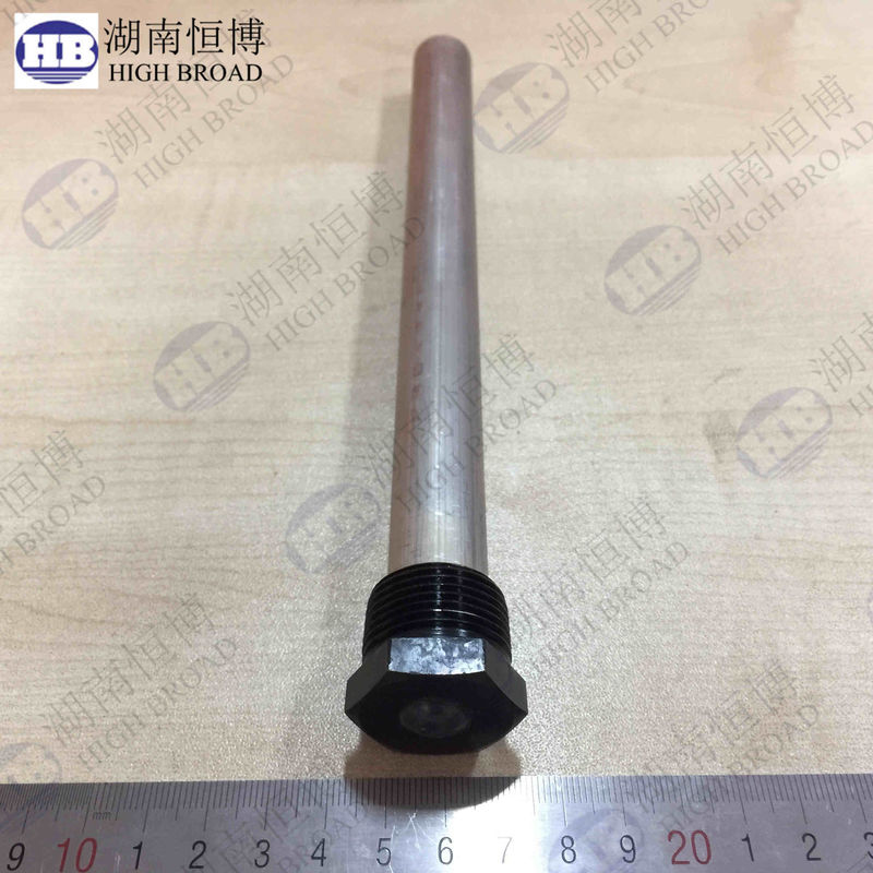 Flushing and Replacing the anode rod , water heater maintenance Magnesium anode rod