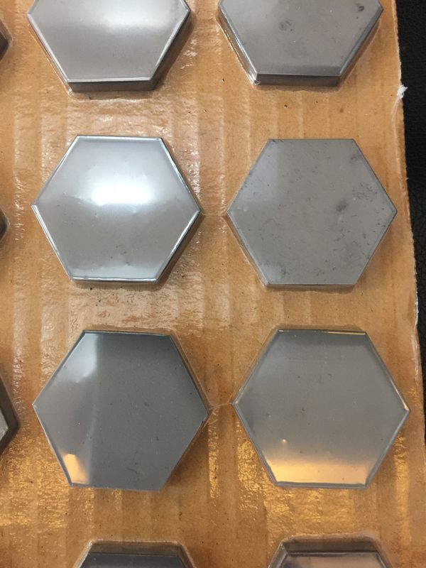 Pressureless Sintered Boron Carbide R400 50mm Hexagonal Ballistic Tile with NIJ Level IV Protection for Aviation Armor