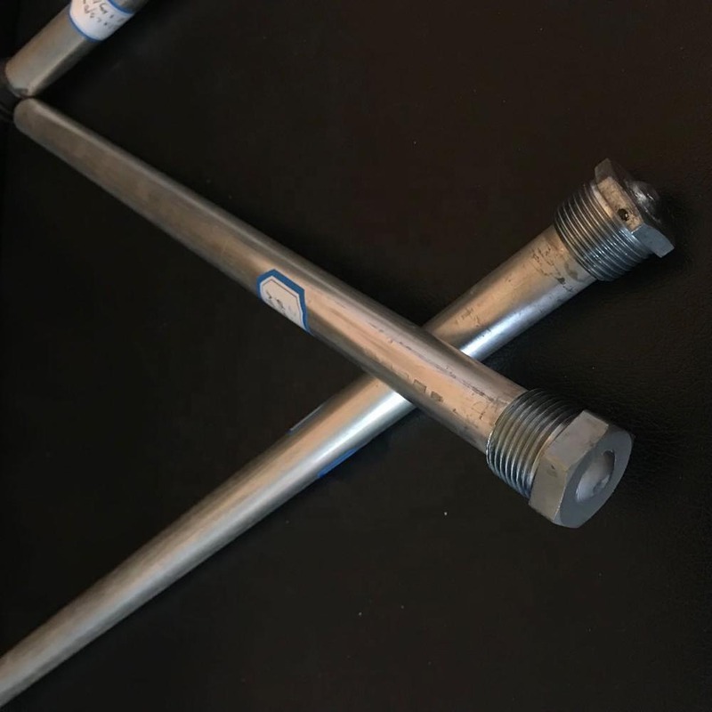 19mm Zinc Alloy Flexible Link Anode Rod 3/4 NPT 900mm Anti-Odor Protection for Condenser System