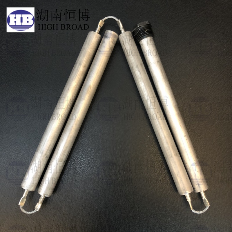 AZ31B Magnesium Anode Rod for Water Heater with Custom Size and ISO9001:2008 Certified Anti Corrosion Protection