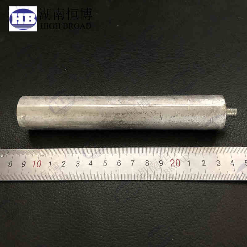 Industrial 1 Inch NPT Heavy Duty Magnesium Anode Rod 40 Inch for Large Commercial Boiler Tank Cathodic Protection