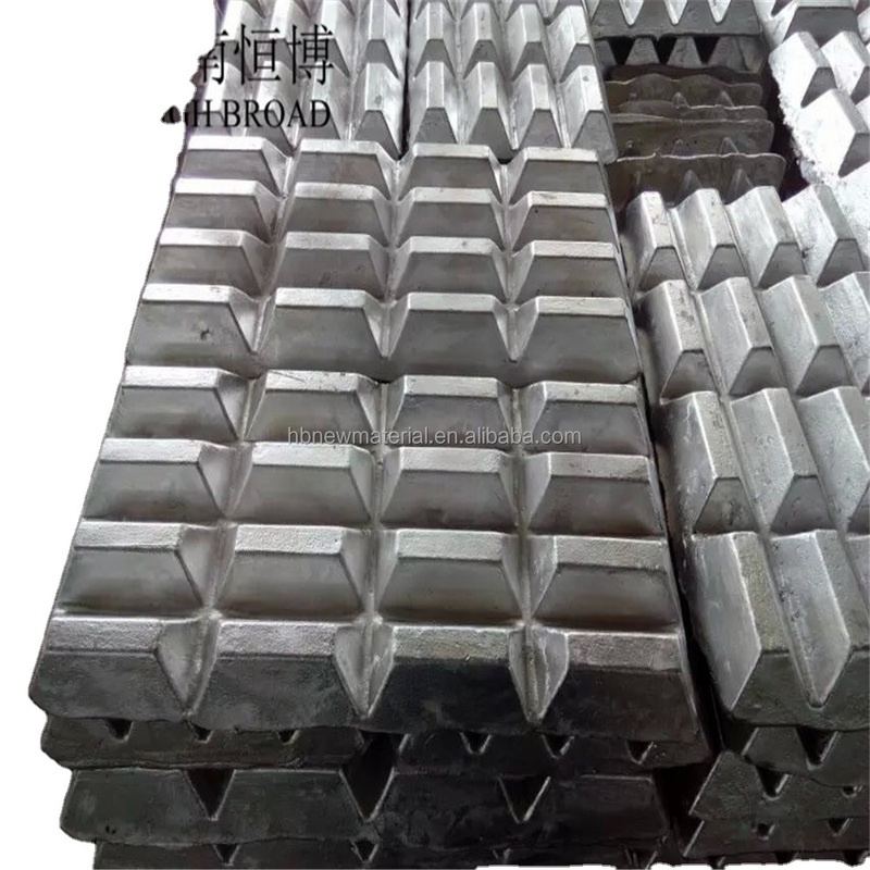 Wholesale AlZn20% Master Alloy Ingot with 6-8kgs Weight for Grain Refining in Aluminum Alloys