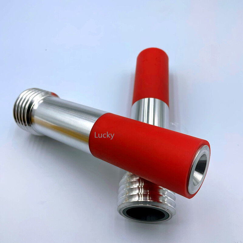 Boron Carbide Sandblasting Nozzle with Replaceable Core Design and 6061-T6 Aluminum Alloy Sleeve for HRA 93+ Hardness