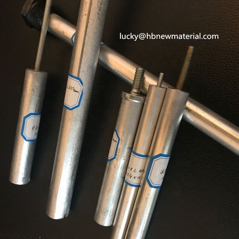 Customized Solar Water heater anode rods for steel tanks providing high elongation strength and corrosion protection to optimize tank longevity