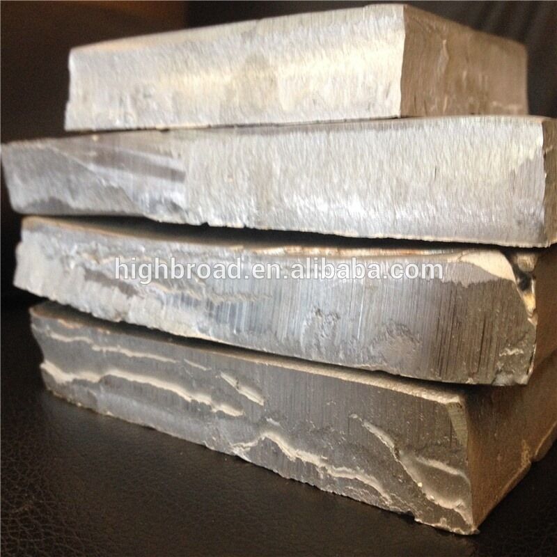 Silver gray solid Magnesium Master Alloy MgCe20 Magnesium MASETER Alloys composition perfect for improving metal casting efficiency and alloy