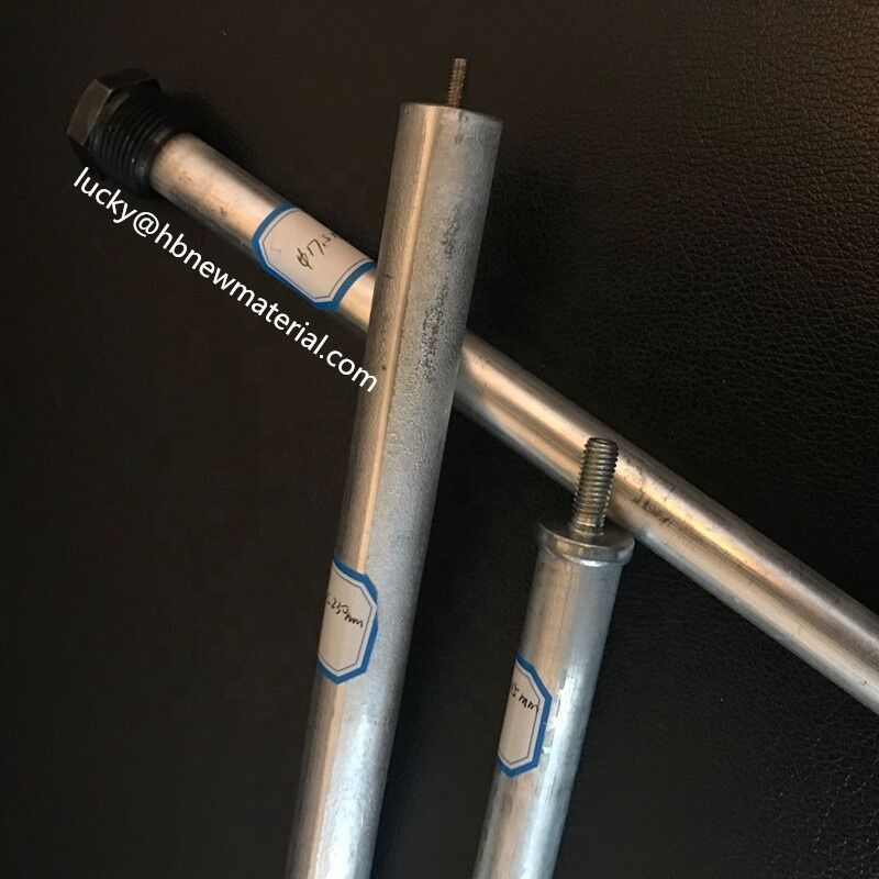 Length 100 200 500 Mm Or Customized Magnesium Anode Rods Featuring Good Formability and Excellent Corrosion Resistance
