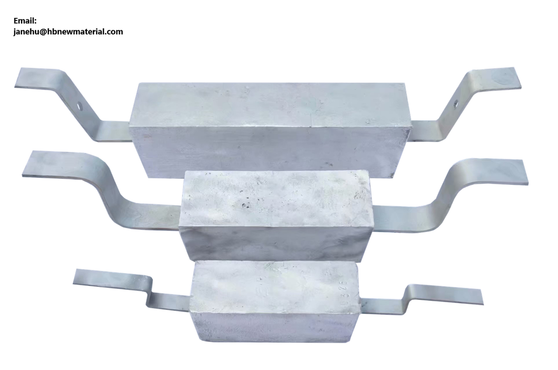 Marine Aluminum Anode with Al-Zn-In Alloy for Saltwater Corrosion Protection and Bolt On Mounting