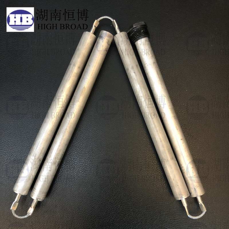 Ultra Flexible Segmented Sacrificial Anode Rod , Aluminum Zinc Anode Rod