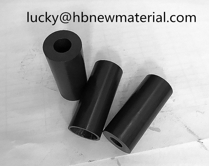 B4c Insert Boron Carbide Sandblasting Nozzles For Blasting Machine In Black Color