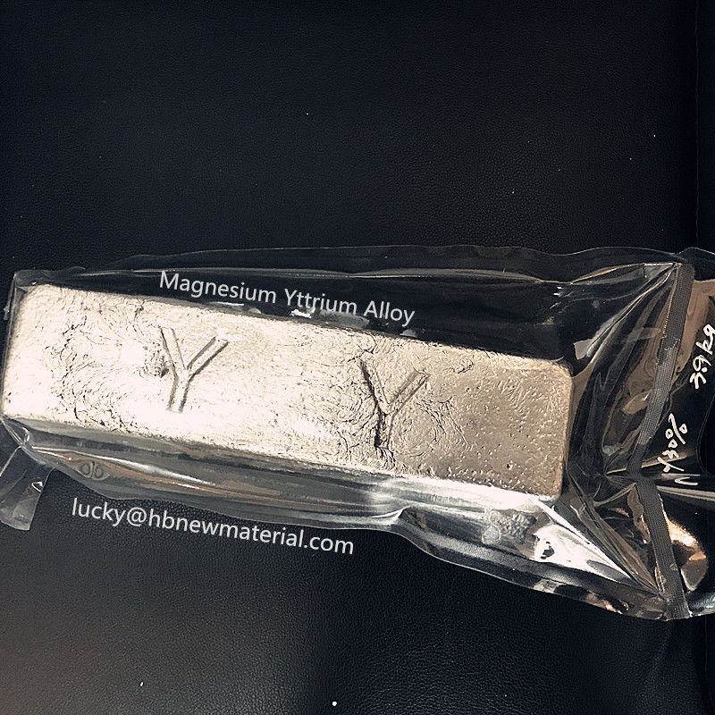 Magnesium Yttrium MgY30 MgY25 Master Alloy Ingot Grain Refiner for Aerospace Automotive Magnesium Casting