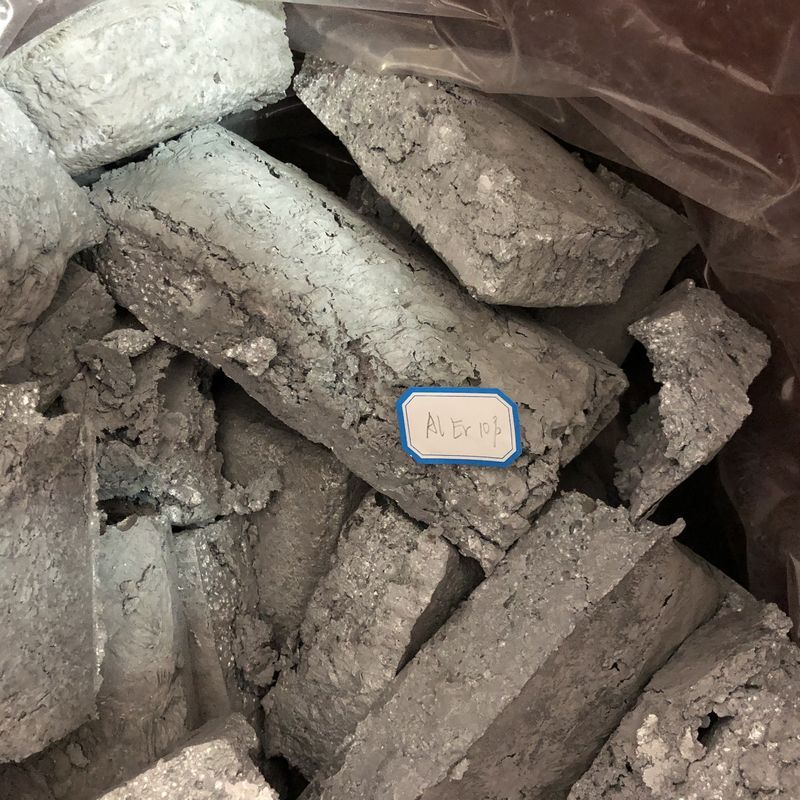 Aluminum Erbium Master Alloy with 10% Erbium Content for Grain Refinement and Improved Alloy Properties